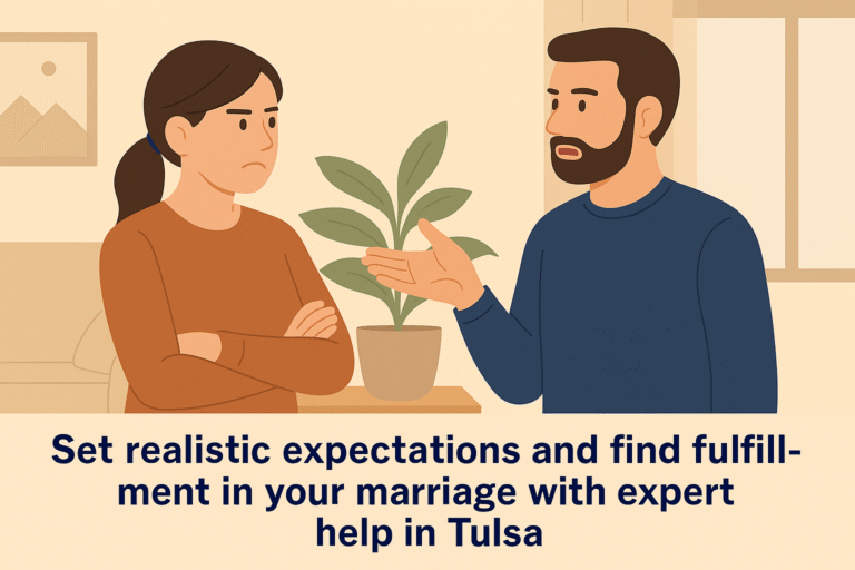 A married couple sits in tense silence after emotional shutdown, showing the pain that occurs when spouses shut down.